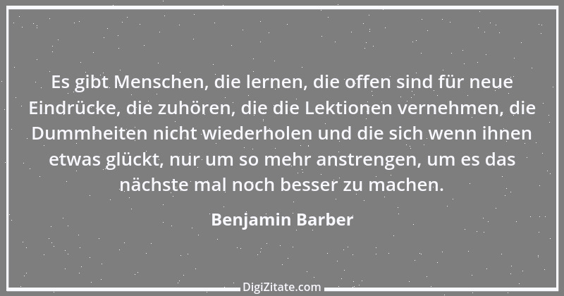 Zitat von Benjamin Barber 2