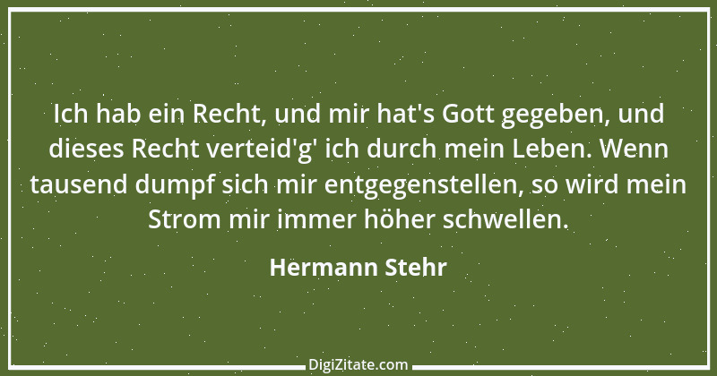 Zitat von Hermann Stehr 20