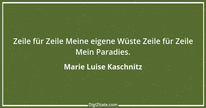 Zitat von Marie Luise Kaschnitz 2