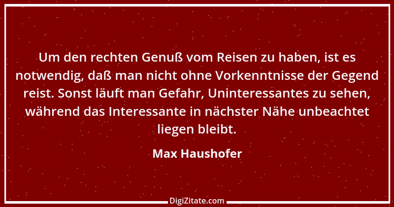 Zitat von Max Haushofer 11