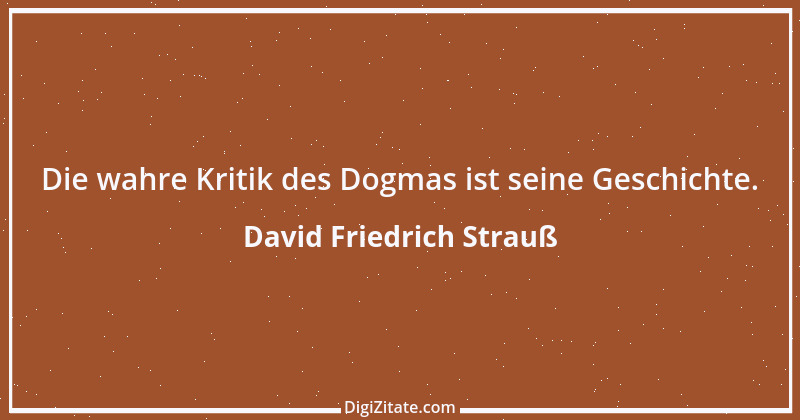 Zitat von David Friedrich Strauß 12