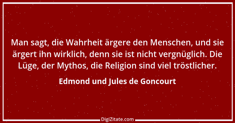 Zitat von Edmond und Jules de Goncourt 111