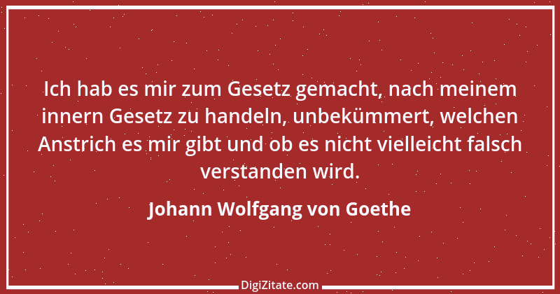 Zitat von Johann Wolfgang von Goethe 2020