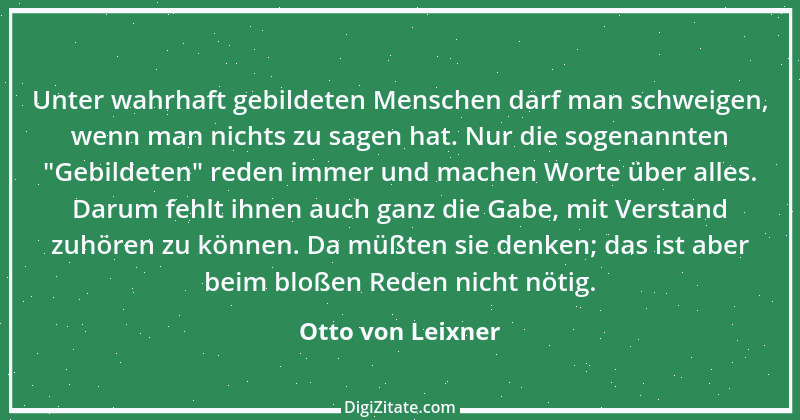 Zitat von Otto von Leixner 319