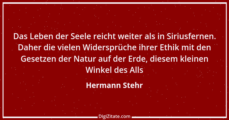 Zitat von Hermann Stehr 22