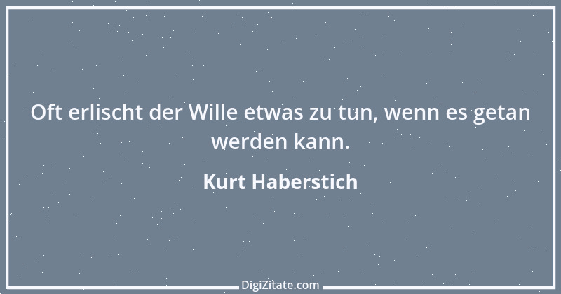 Zitat von Kurt Haberstich 224