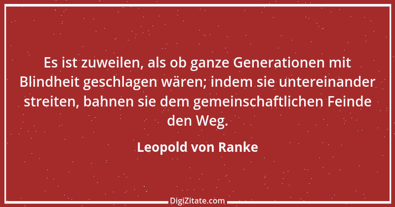 Zitat von Leopold von Ranke 65