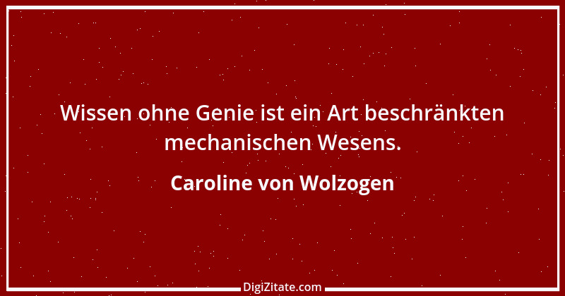 Zitat von Caroline von Wolzogen 3