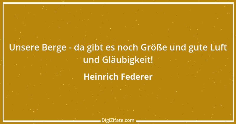 Zitat von Heinrich Federer 9