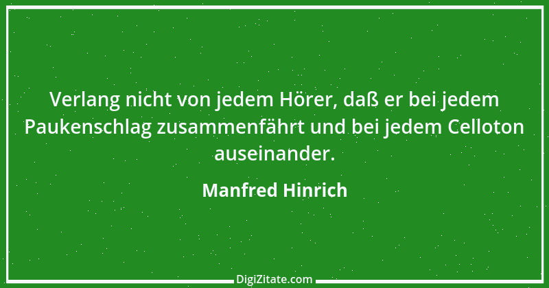 Zitat von Manfred Hinrich 1196