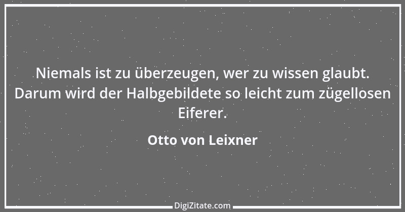 Zitat von Otto von Leixner 321