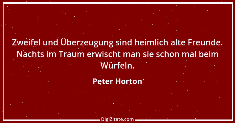 Zitat von Peter Horton 145