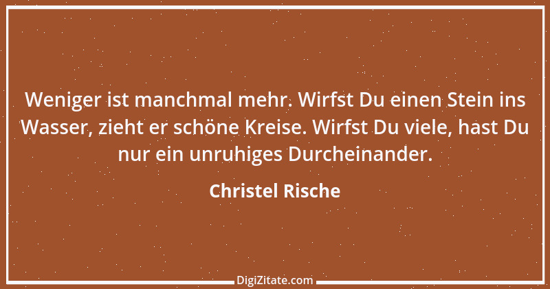 Zitat von Christel Rische 4