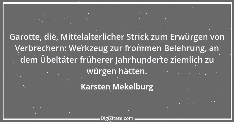 Zitat von Karsten Mekelburg 18