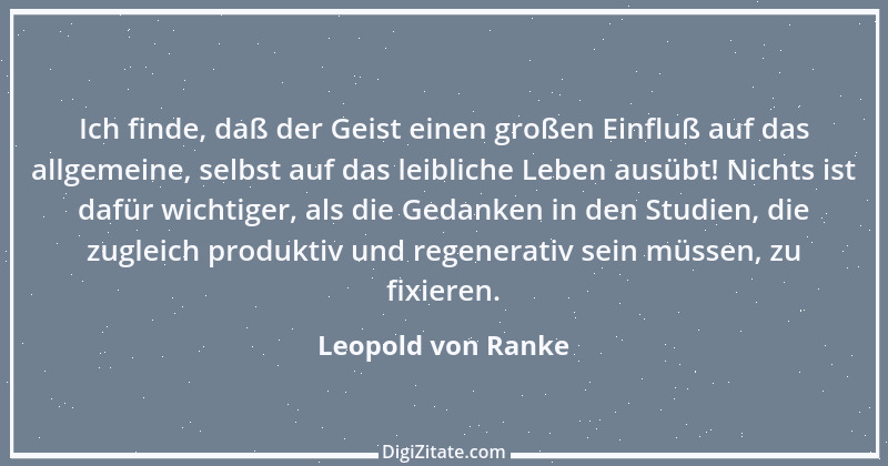 Zitat von Leopold von Ranke 68