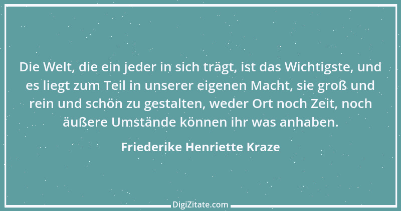 Zitat von Friederike Henriette Kraze 2