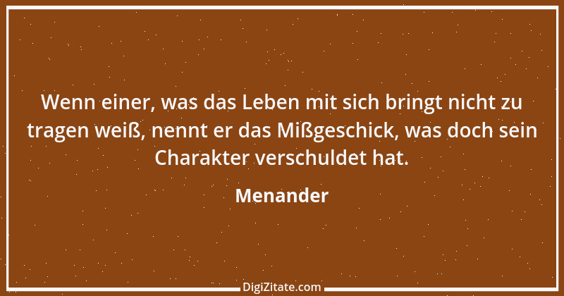 Zitat von Menander 59