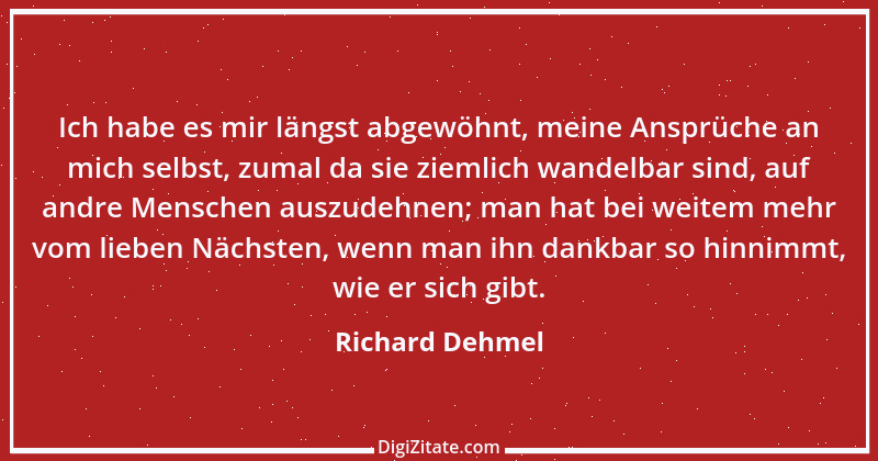 Zitat von Richard Dehmel 59