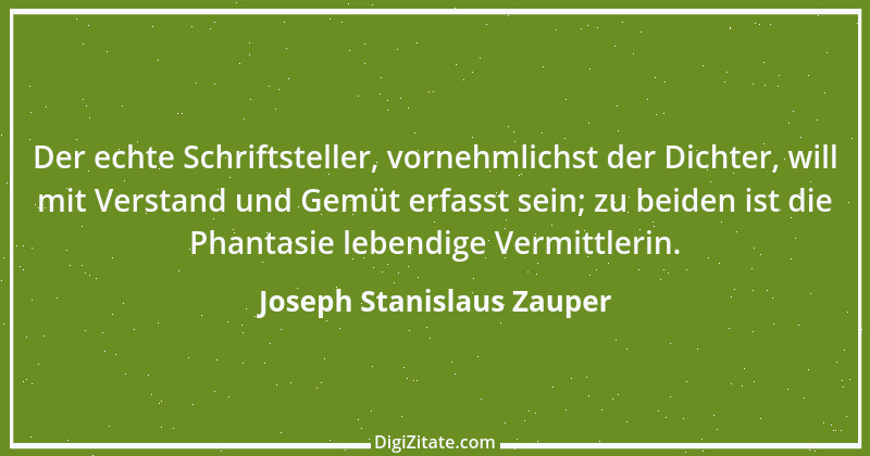 Zitat von Joseph Stanislaus Zauper 52