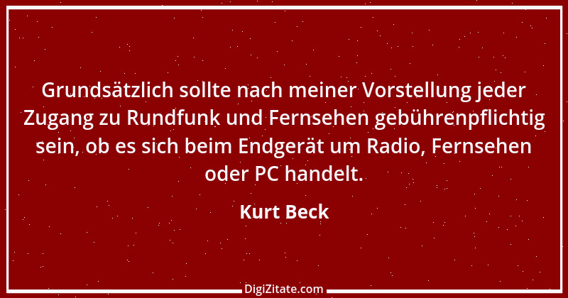 Zitat von Kurt Beck 3