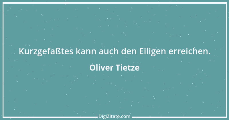 Zitat von Oliver Tietze 12