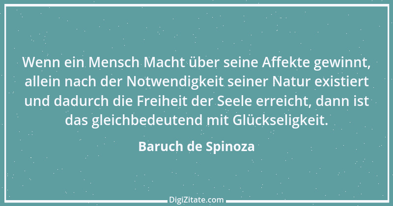 Zitat von Baruch de Spinoza 125