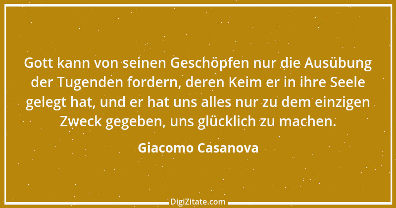 Zitat von Giacomo Casanova 20