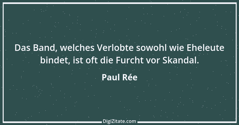 Zitat von Paul Rée 27