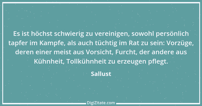 Zitat von Sallust 31