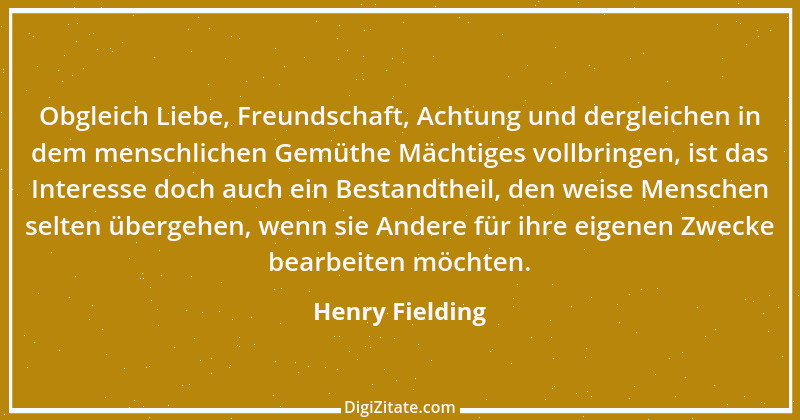 Zitat von Henry Fielding 4