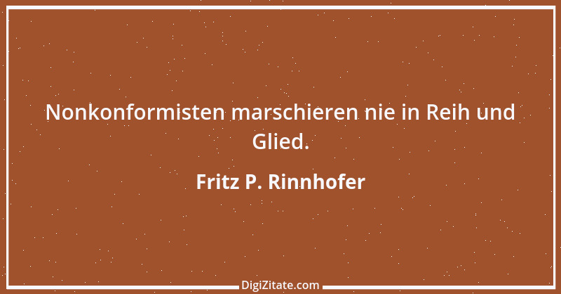 Zitat von Fritz P. Rinnhofer 274