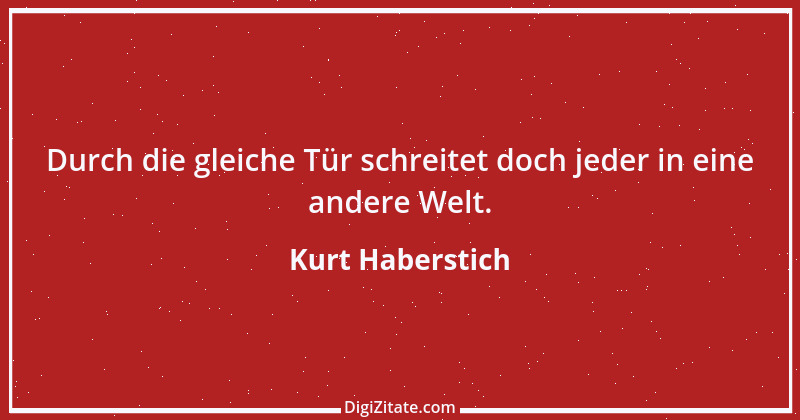 Zitat von Kurt Haberstich 230