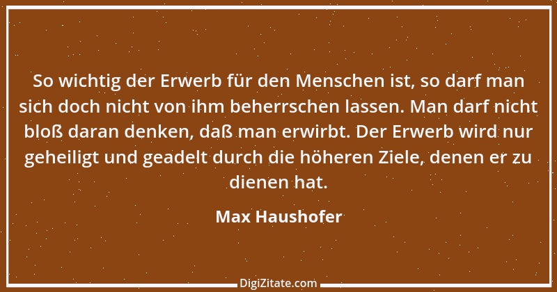 Zitat von Max Haushofer 19