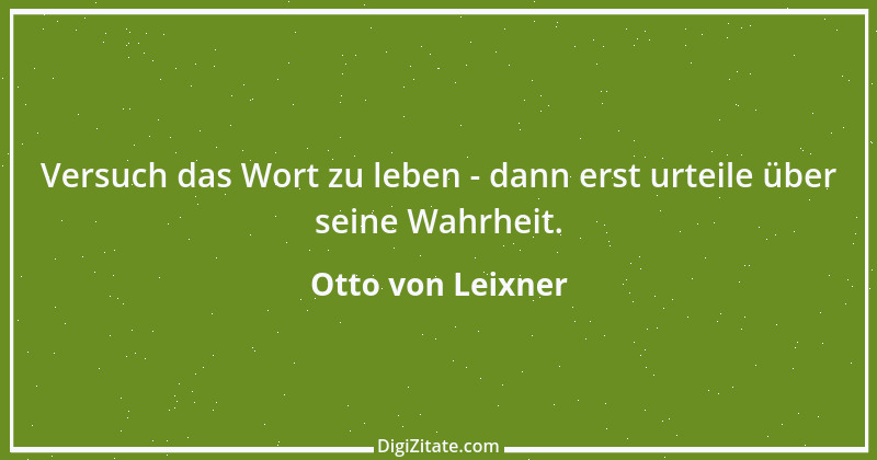 Zitat von Otto von Leixner 326