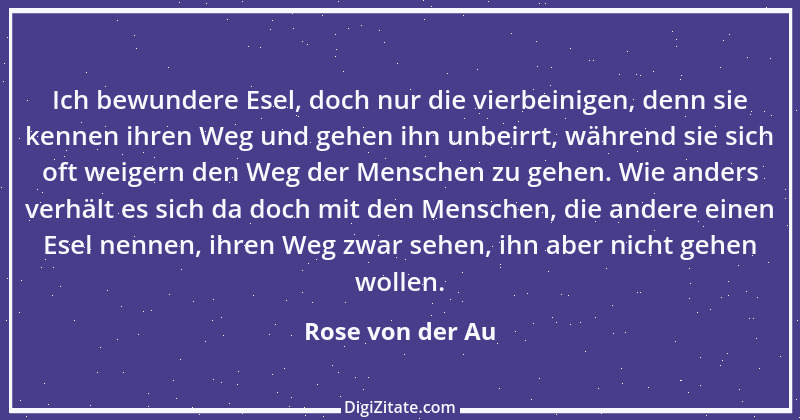 Zitat von Rose von der Au 85