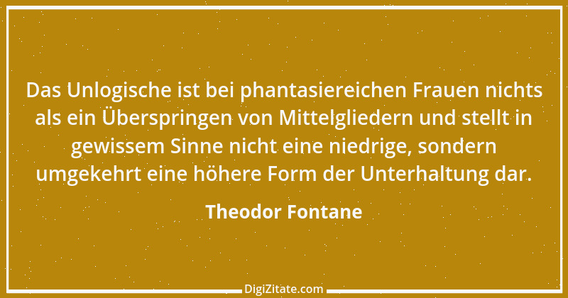 Zitat von Theodor Fontane 289