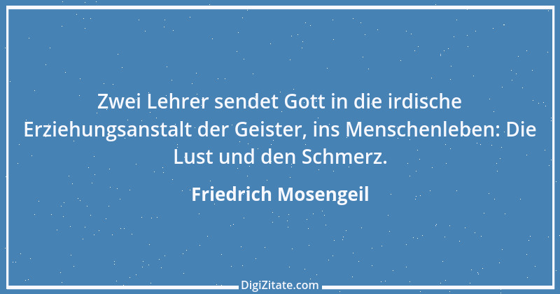 Zitat von Friedrich Mosengeil 1