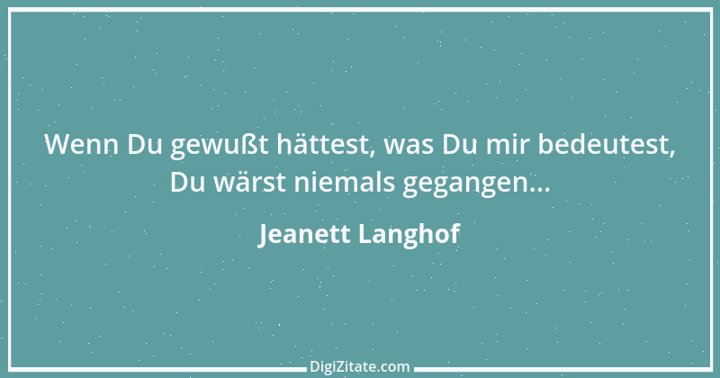 Zitat von Jeanett Langhof 1