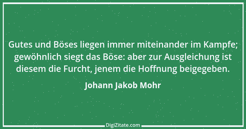 Zitat von Johann Jakob Mohr 62