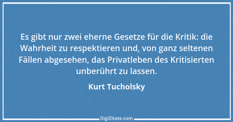 Zitat von Kurt Tucholsky 570