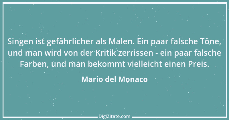 Zitat von Mario del Monaco 1