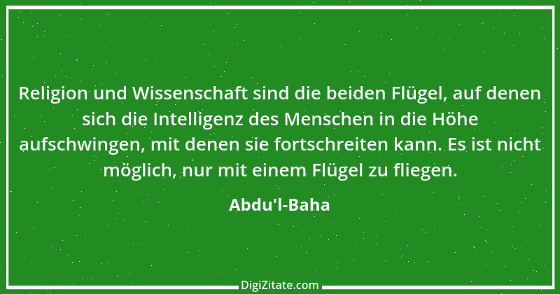 Zitat von Abdu'l-Baha 3