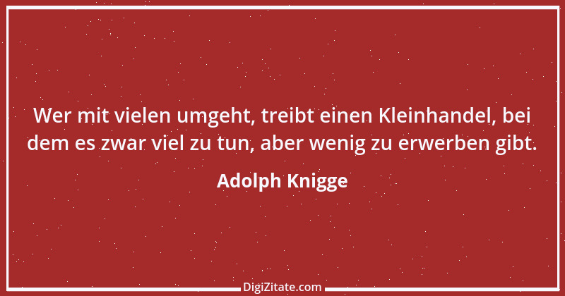 Zitat von Adolph Knigge 87