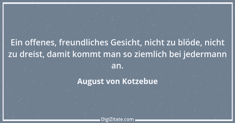 Zitat von August von Kotzebue 86