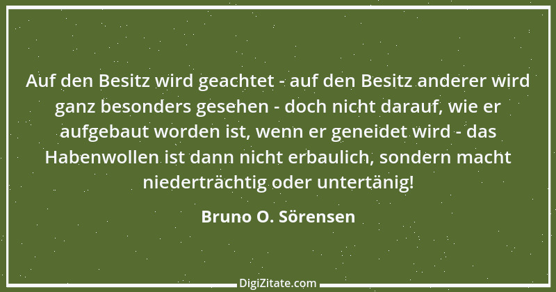 Zitat von Bruno O. Sörensen 47