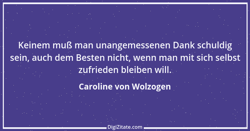 Zitat von Caroline von Wolzogen 11