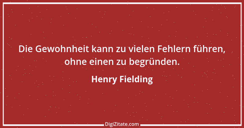 Zitat von Henry Fielding 8