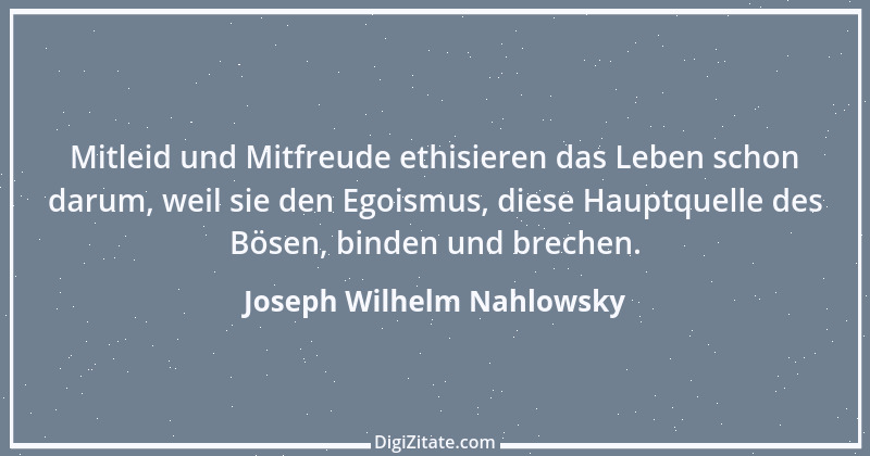 Zitat von Joseph Wilhelm Nahlowsky 2