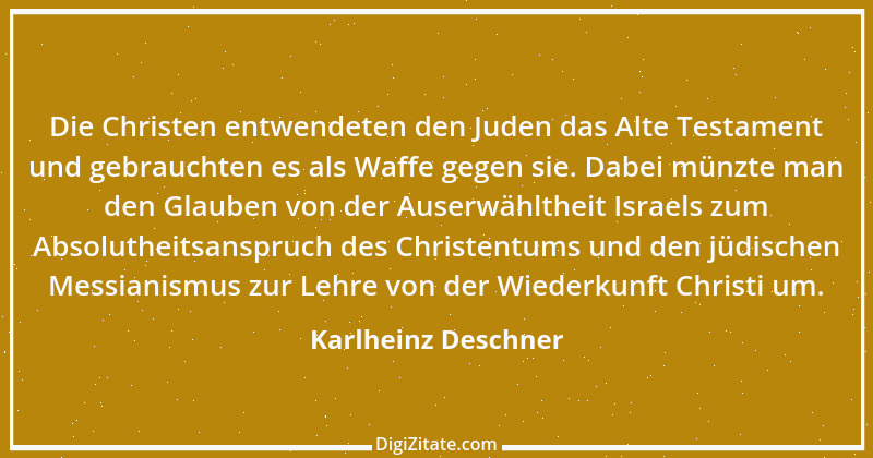 Zitat von Karlheinz Deschner 45