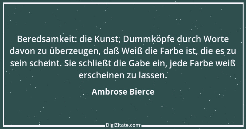 Zitat von Ambrose Bierce 261